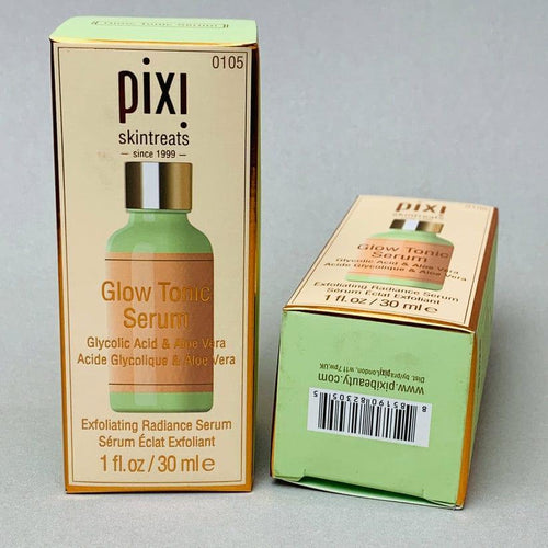 Aloe Vera Exfoliating Glow Serum 30ml Glass Bottle