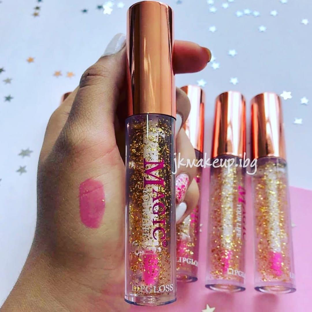 Magic Color Changing Pink Lip Gloss - Glossy Finish