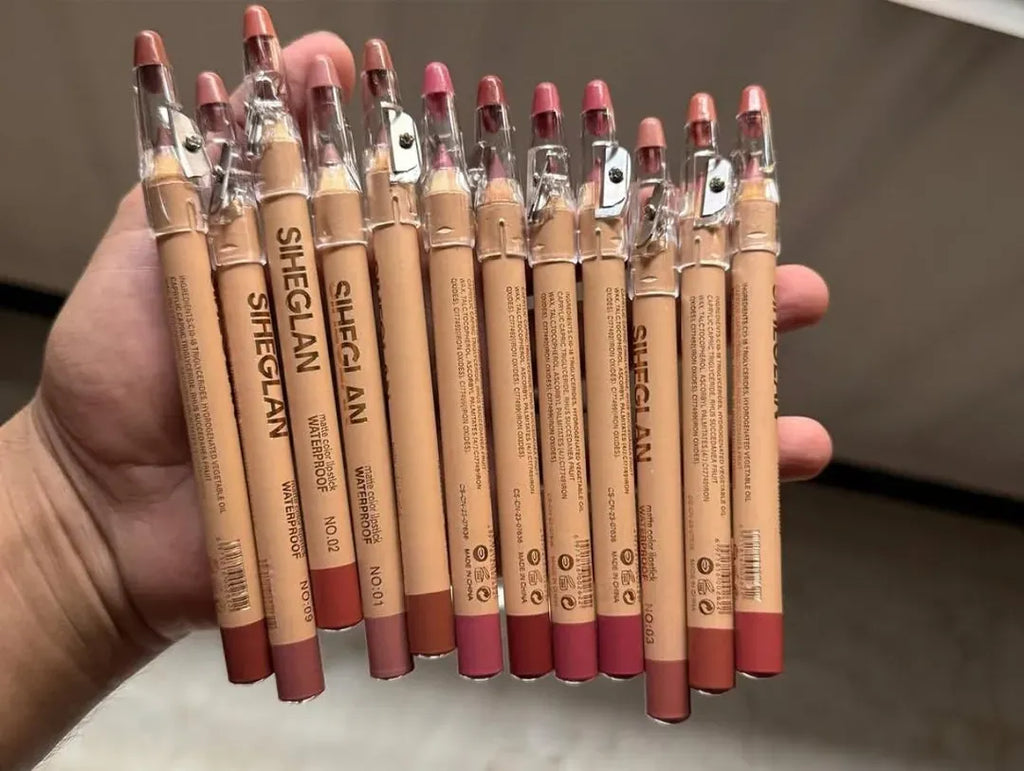 Nude Bold Coverage Lip Pencils 12 Pack Multicolor