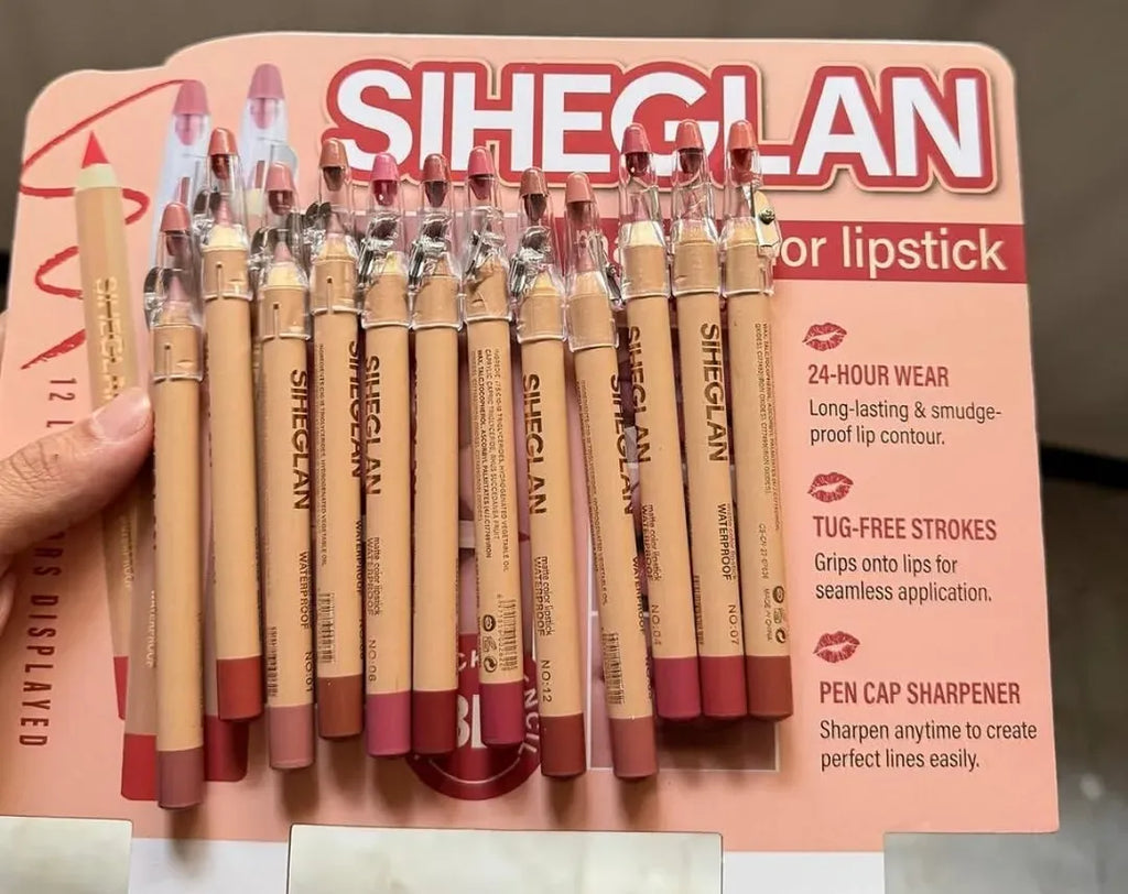 Nude Bold Coverage Lip Pencils 12 Pack Multicolor