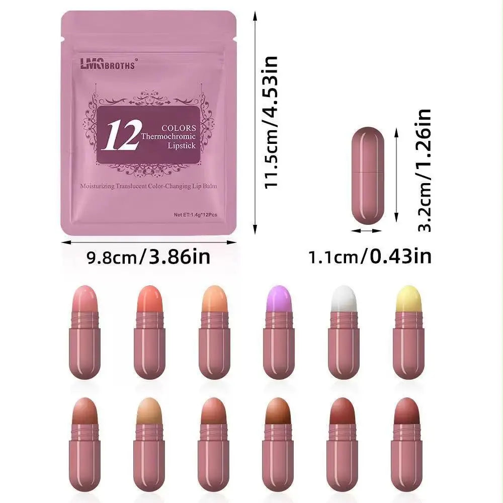 LMG Brother Mini Capsule Lipstick 12 Pcs pack