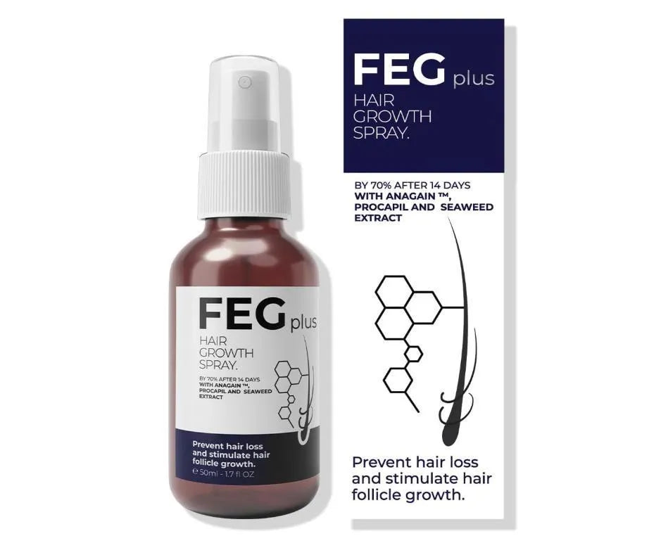 FEG Plus Hair Growth Spray 50ml for All Hair Types