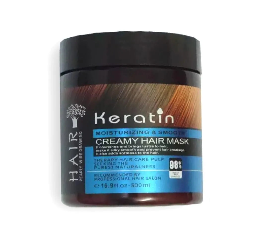 Keratin Moisturizing Hair Mask 300ml for Dry Damaged Hair