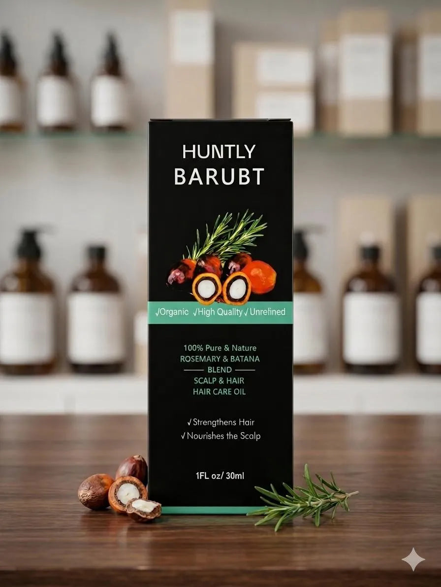 Huntly Barbt 100% Natural Hair Oil for All Hair Types