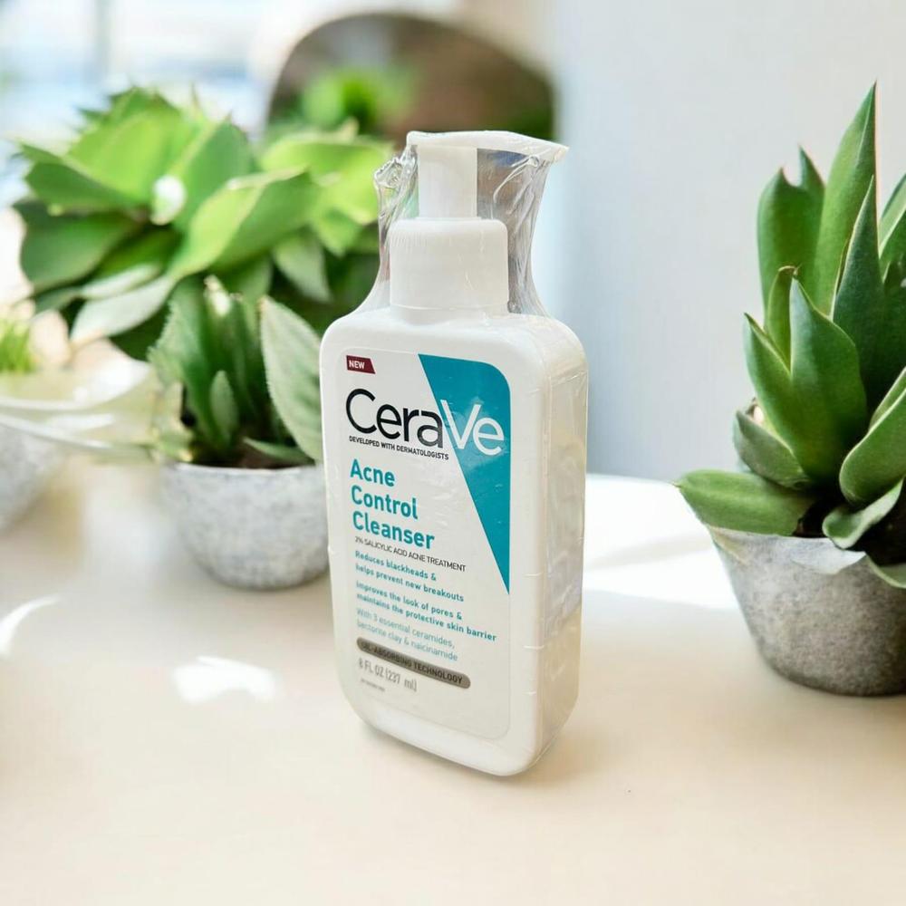 CeraVe Acne Control Cleanser 8oz - Salicylic Acid Oil Absorbing